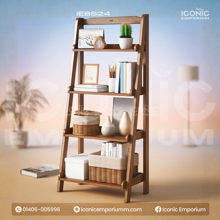 Stylish Wooden Bookshelf-IEBS24