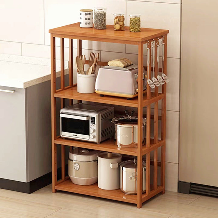 Compact Oven Shelf for Kitchen-Solid Wood Finish-IEOR02